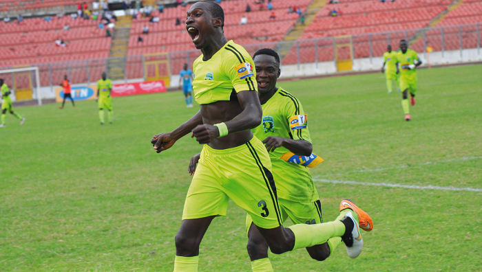 Bechem United players roaring all the way to the final